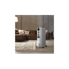 DeLonghi RadiaS TRRS 0920 Portable Oil Radiator - Efficient Heating Solution in White - Model 8004399850798